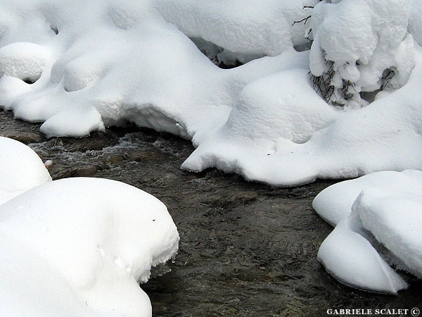 Ruscello lungo il Passo s Pellegrino