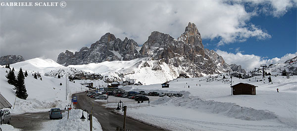 Panoramica dal Passo Rolle