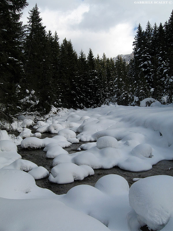 Ruscello lungo il Passo s Pellegrino