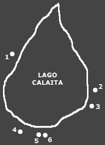 Mappa Lago Calaita